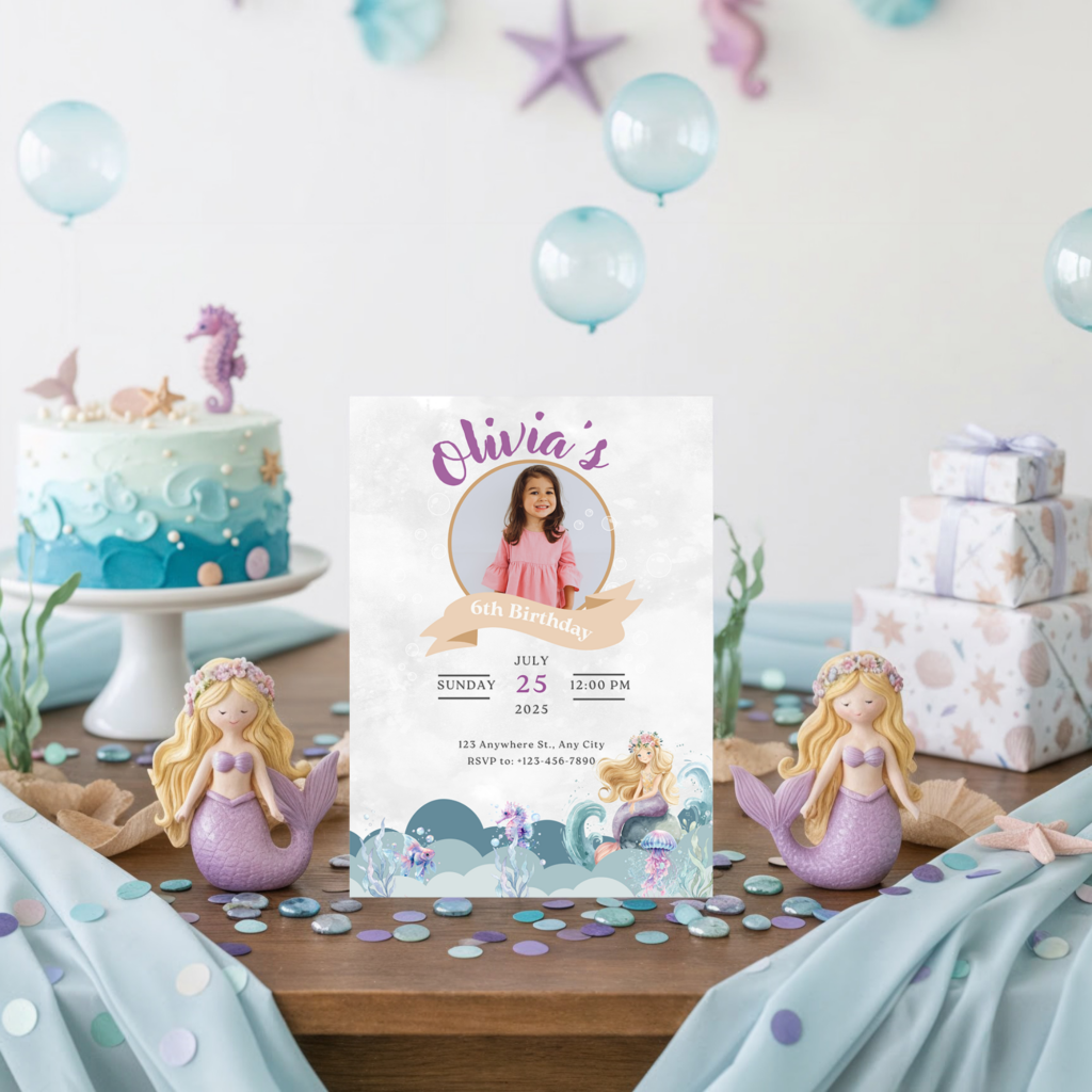 Olivia's Birthday party invitation etsy